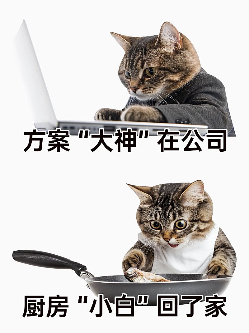 爆款吸睛大字表情包梗图对比小红书封面aigc