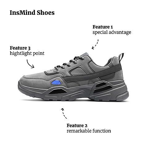 insMind Fashion Shoes Ecommerce Product Image