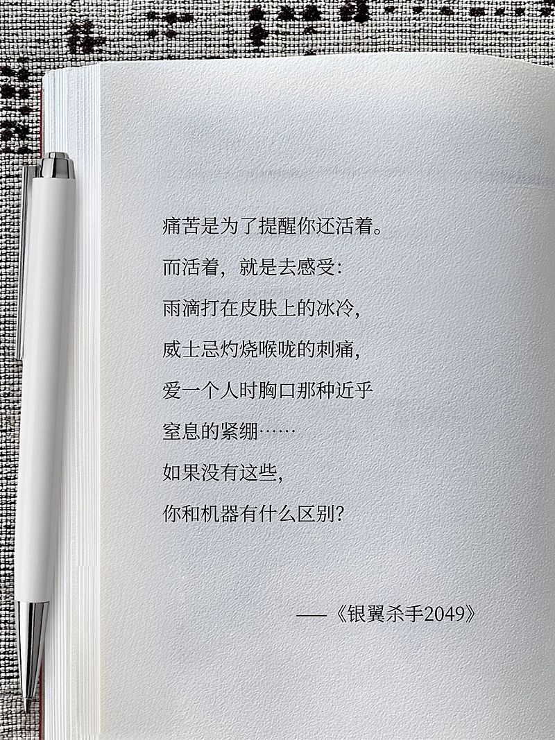 电影金句分享语录书单小红书配图aigc