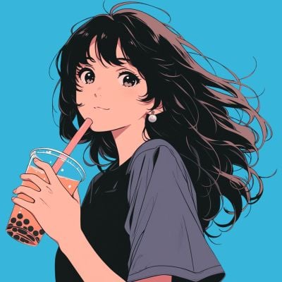 个人生活动漫风情侣头像AIGC