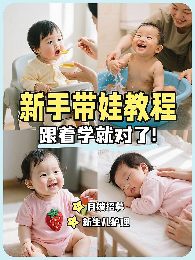 母婴科普攻略分享小红书封面