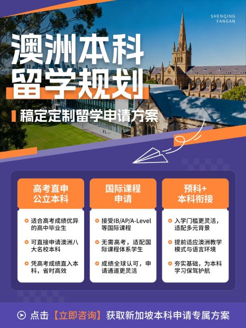 教育培训学历教育留学规划服务介绍小红书封面预览效果