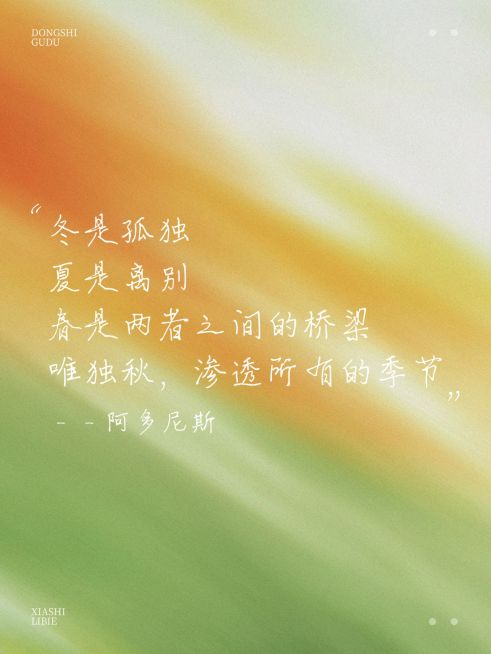 情感文案分享秋季动态模糊氛围感小红书封面预览效果