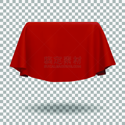 矢量,绘画插图,纺织品,红色,模板,空白的,秘密,窗帘,背景分离,底座