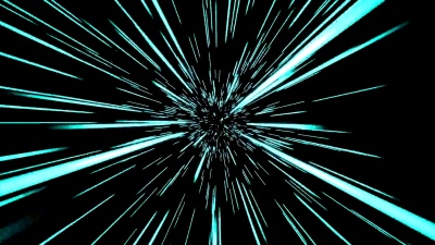 蓝星轨迹中翘曲或超空间运动的摘要。爆炸膨胀运动
