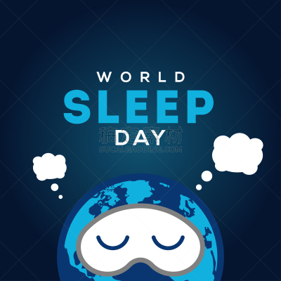 矢量,背景聚焦,世界睡眠日,可爱的,时间,白昼,猝睡症,符号,恐怖