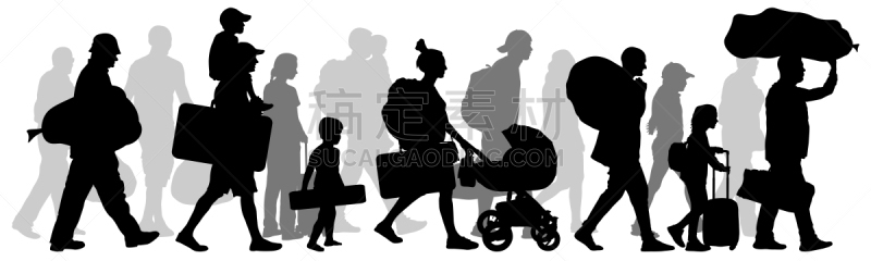 矢量,绘画插图,群众,人,在活动中,背景分离,家庭,边框,交通,女性