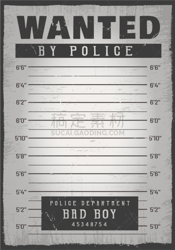警官,通缉照,背景聚焦,测量工具,肖像,图表,猜疑