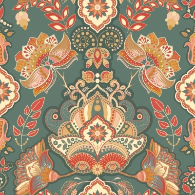 螺旋花纹呢,花纹,背景聚焦,纺织品,图像,壁纸,植物群,叶子,装饰物,重复