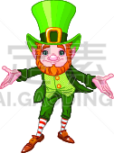 运气,妖精,可爱的,花园矮人雕像,白昼,黄金,络腮胡子,性格,矢量,刺激