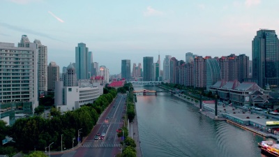 海河鸟瞰