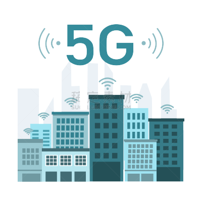 物联网,5g,城市,绘画插图,无线技术,矢量,高速摄影,城市生活,扁平化设计,概念