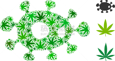 细菌,叶子,塔法里教教徒,瘾君子,变形虫,组物体,形状,绿色,构图