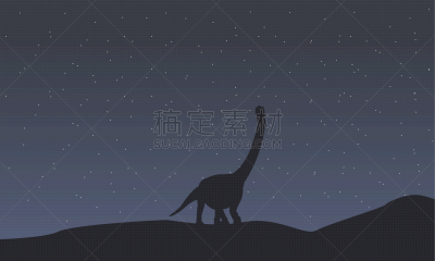 风景,阿根廷龙,分离着色,可爱的,自然,精力,简单背景,图像,收集,剪影