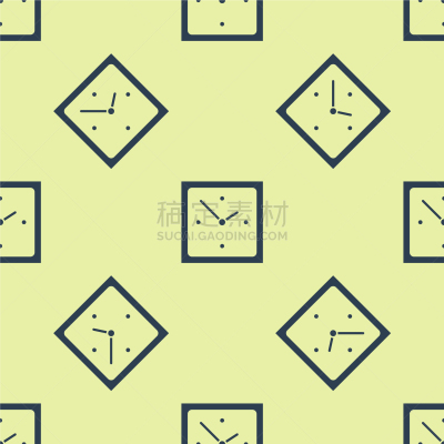 blue clock icon isolated seamless pattern on