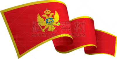 黑山,分离着色,欧洲,职权,国内著名景点,红色,概念,纺织品,矢量