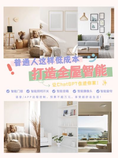 家居家装简约拼图六宫格好物分享购买攻略小红书封面