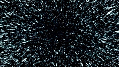 抽象空间中的跳跃，超空间中恒星之间的跳跃和虫洞中的飞翔