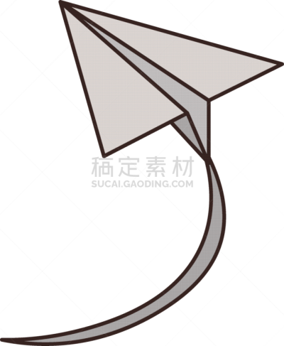 白色背景,纸飞机,旅途,折纸工艺,玩具,直的,翅膀,飞机,搬迁