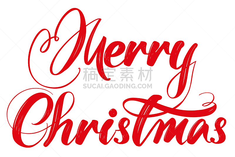 merry christmas calligraphy lettering text symbol