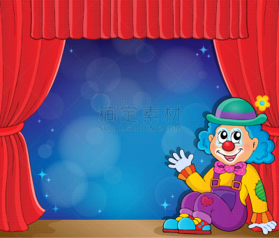 小丑,图像,三个人,化妆舞会服,事件,愉悦,窗帘,表演者,艺术,涂料