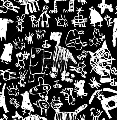 儿童,乱画,粉笔,黑白图片,可爱的,汽车,毛毡制品,壁纸,绘制,画画