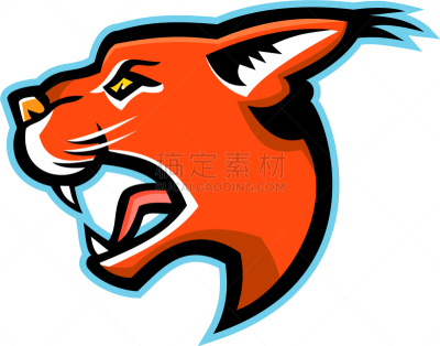 狞獾,吉祥物,侧面视角,动物头,宠物,猫,人的牙齿,性格,动物,品牌名称