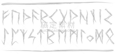 神符,斯堪的纳维亚半岛,文字,白色背景,黑色,秘密,远古的,符号,古老的,字母