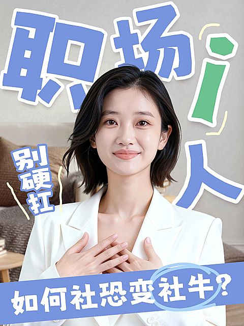 知识付费职场提升攻略分享人像小红书封面