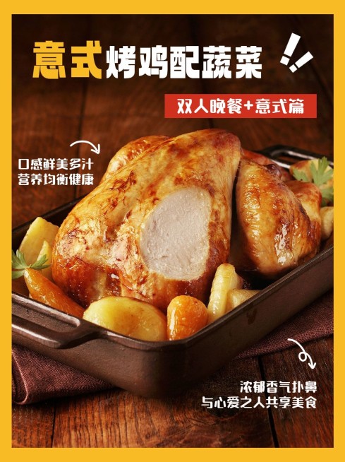 餐饮美食攻略测评小红书套装小红书配图预览效果