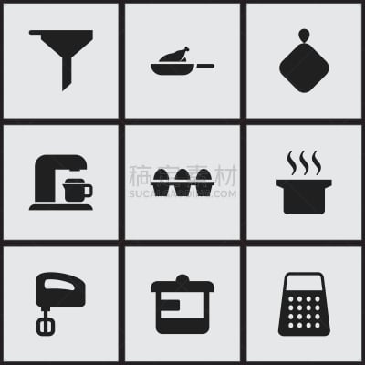 数字9,符号,化学制品,厨房器具,制造机器,纸盒,早餐,锅,图像,烹调