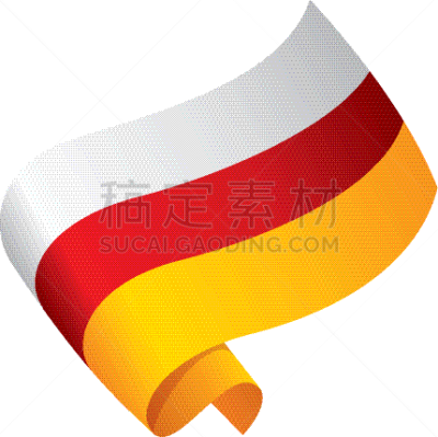 南奥塞梯,非都市风光,黄色,白色,红色,国内著名景点,职权,图像,矢量
