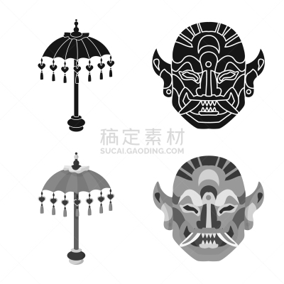 分离着色,品牌名称,一个物体,传统,热,扶手椅,面具,动物,收集,旅行
