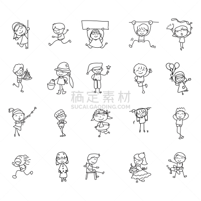 儿童,人,幸福,手,火柴棍,抽象,乱画,高雅,画画,布置