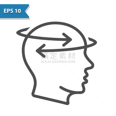 计算机图标,轮廓,生病,症状,健康保健,符号,男人,眩晕的,生病
