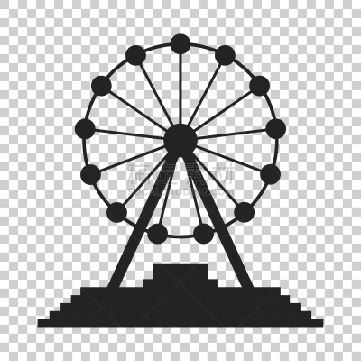 公园,旋转类游乐,摩天轮,乐趣,计算机图标,金属,家庭,休闲,度假