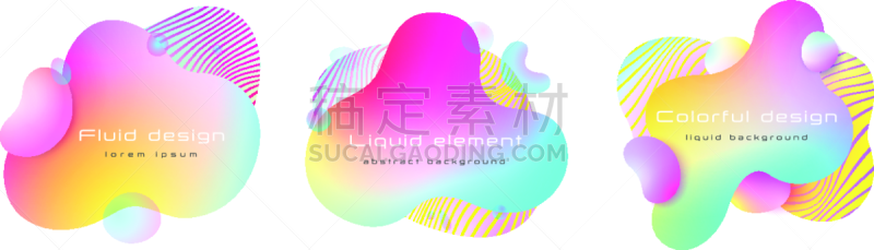 未来,液体,抽象,色彩鲜艳,活力,几何形状,传单,模板,现代,布置