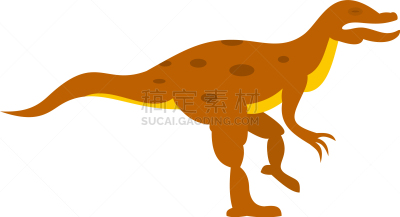 分离着色,恐龙,鸟脚类恐龙,图标,危险,自然,图像,矢量,野生植物,爪