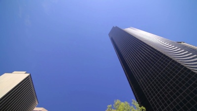 西雅图城市驾驶天空景观
