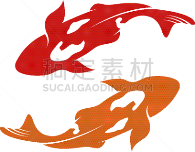动物,品牌名称,锦鲤,鱼类,符号,折纸工艺,野生动物,食品,英文字母S,海豚