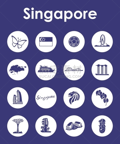 新加坡,极简构图,国际著名景点,亚洲,滨水,图像,海洋,矢量,水,布置