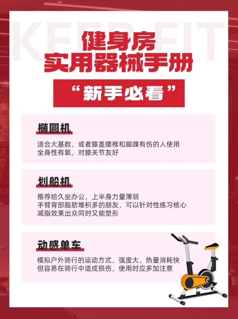 健身运动器械科普小红书配图预览效果