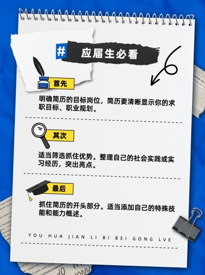 毕业季应届生校园招聘求职攻略小红书配图