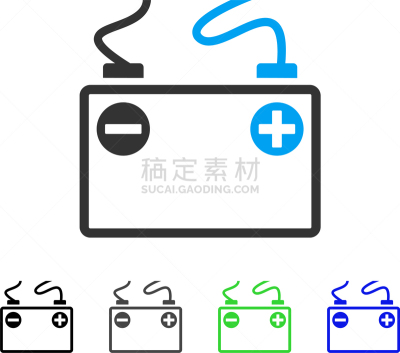 电池,计算机图标,平坦的,酸,设计元素,矢量,车用蓄电池,动物出击,图像,电