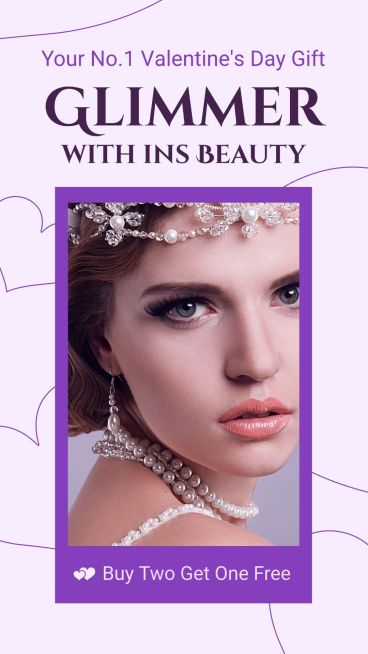 Brazil Valentine's Day Dia dos namorados Jewelry and Accessories Sale Promo Ecommerce Story预览效果