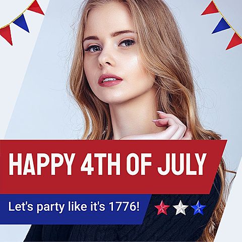 Star Element Independence Day Fourth Of July Women's Fashion Discount Promotion Sale Ecommerce Product Image