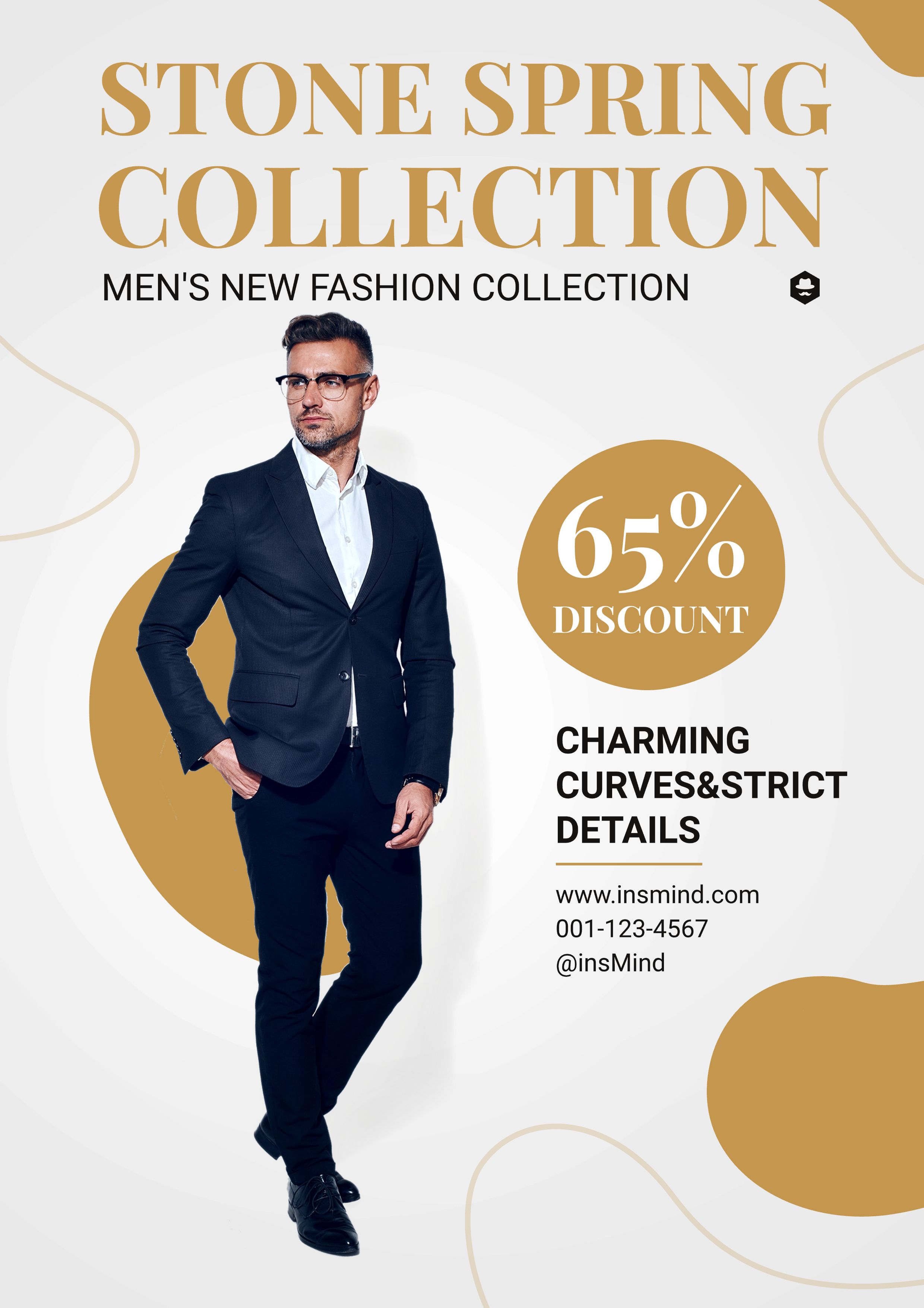 Men's Fashion Clothing Sale Advertising Flyer