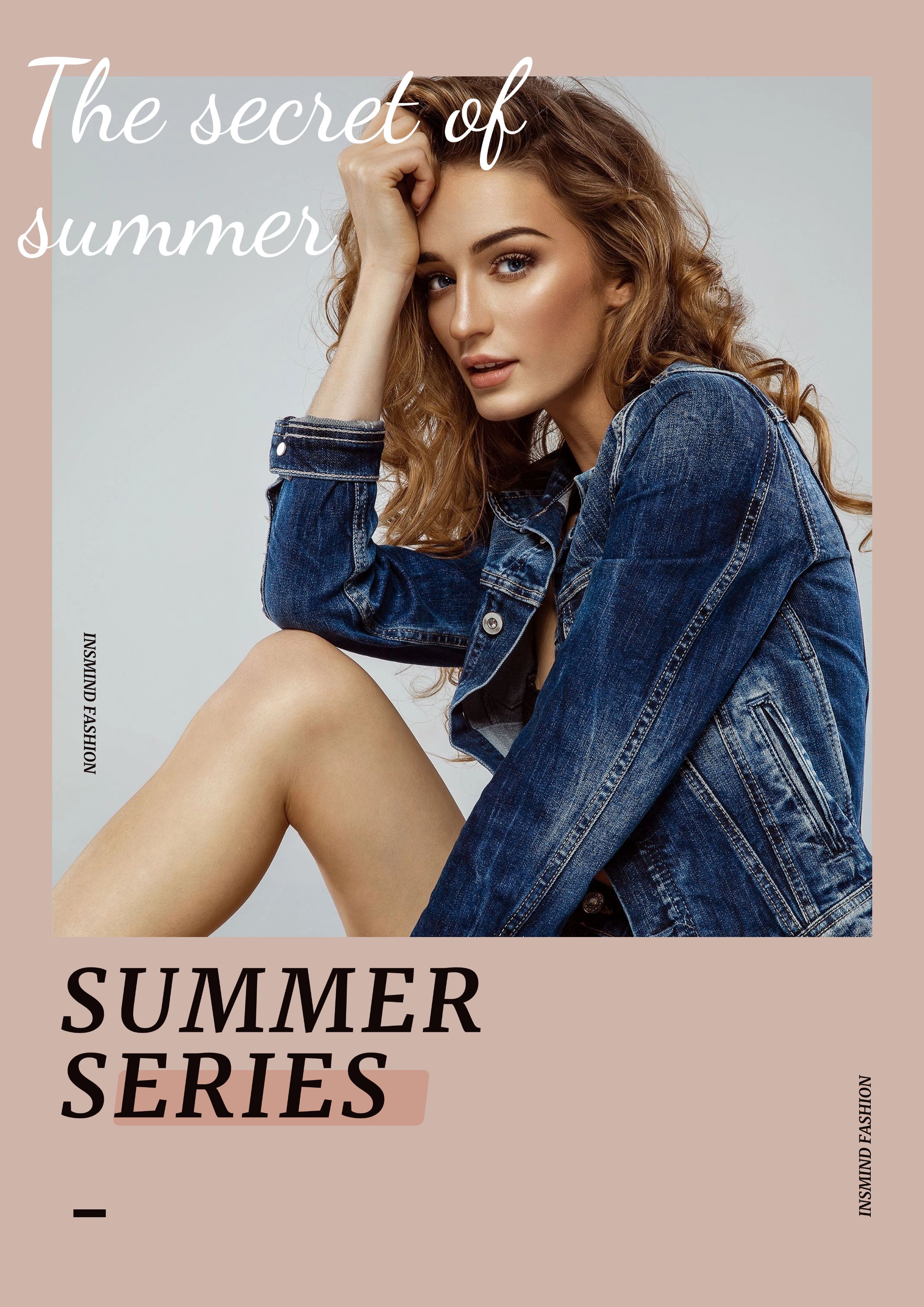 Women's Jacket Fashion Wear Product Promo Advertising Poster