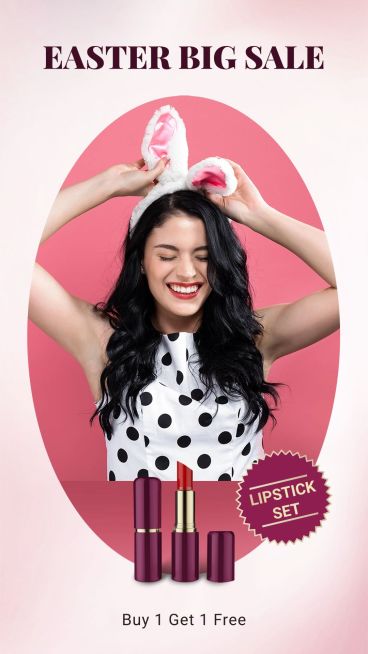 Explosion Box ELement Easter Beauty Cosmetics Sale Promotion Ecommerce Story预览效果