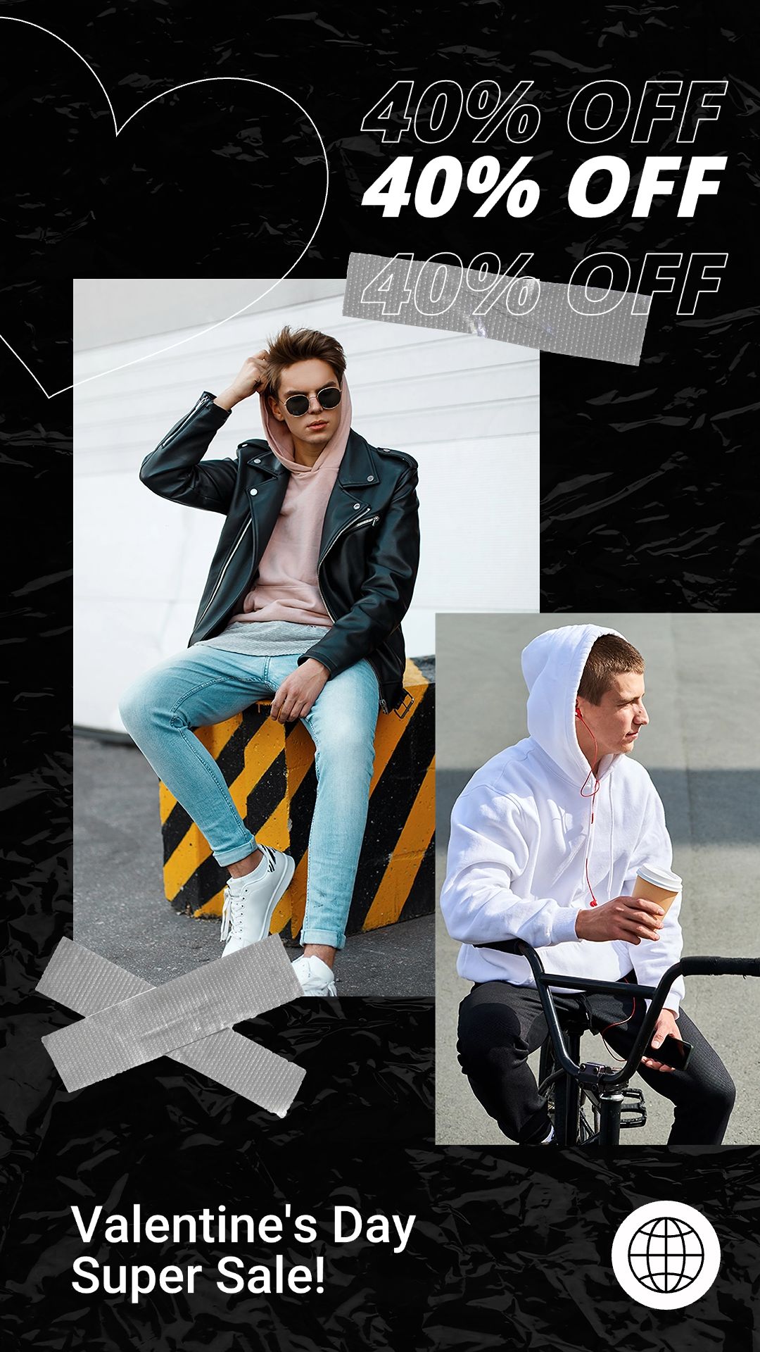 Brazil Valentine's Day Dia dos namorados Men's Cool Street Fashion Clothing Discount Sale Promo Ecommerce Story